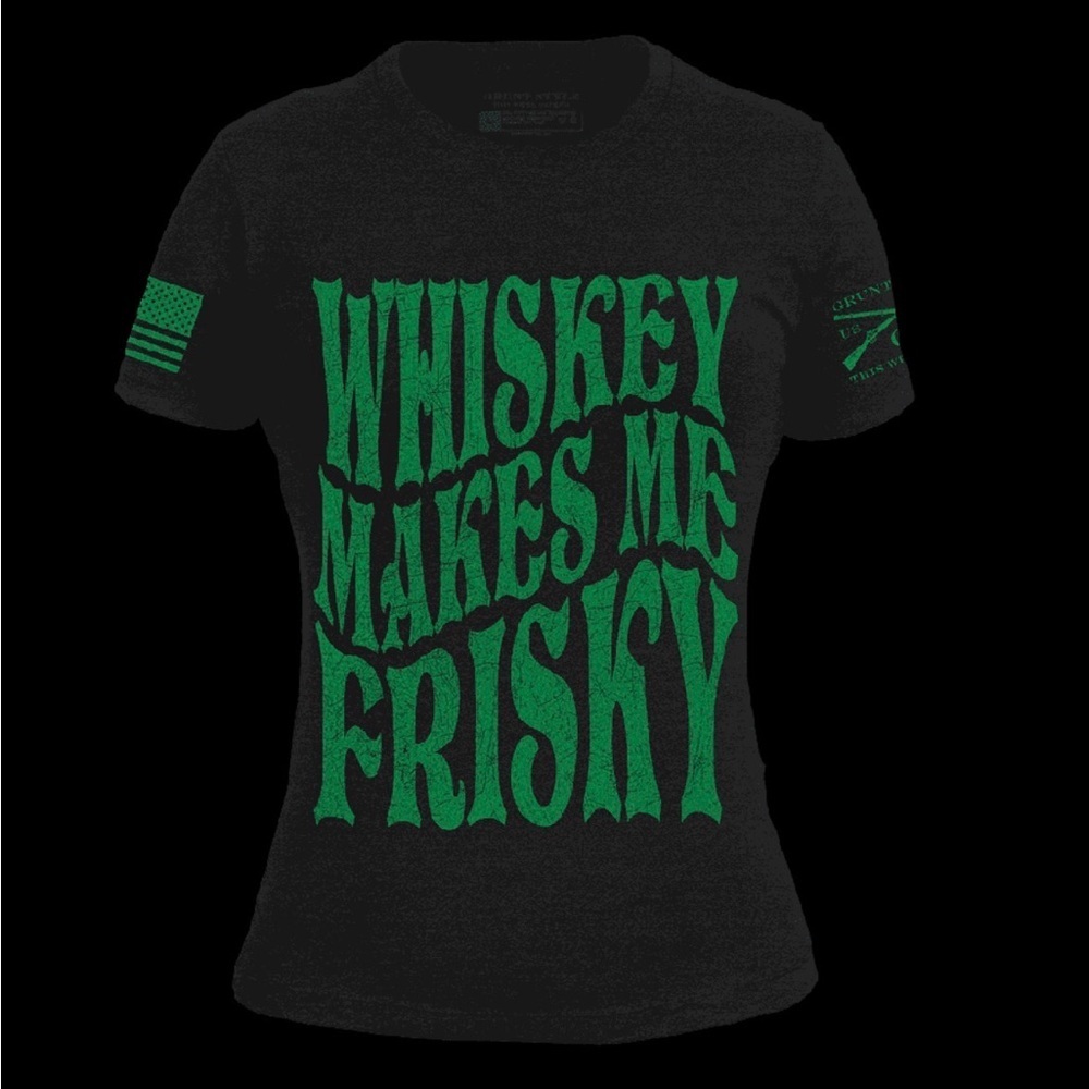 Grunt Style Black and Green ☘️ Short Sleeve Tee - Picture 2 of 4